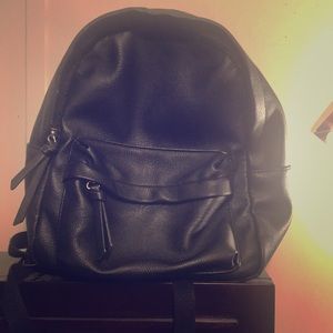 Small black backpack